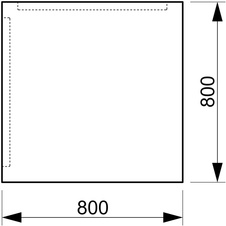 HOBIS přídavný stůl zakončovací - GP 800, třešeň