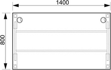 HOBIS kancelářský stůl rovný - US A 1400, olše