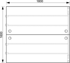 HOBIS přídavný stůl zdvojený - USD A 1800 R, šedá