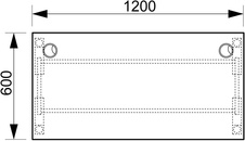 HOBIS kancelářský stůl rovný - UE A 1200, hloubka 60 cm, třešeň