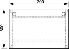 HOBIS kancelářský stůl rovný - US O 1200, buk