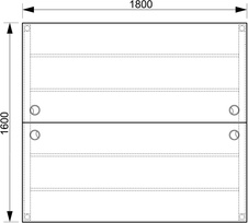 HOBIS kancelářský stůl zdvojený - USD O 1800, buk