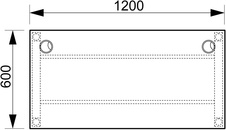 HOBIS kancelářský stůl rovný - UE O 1200, hloubka 60 cm, třešeň