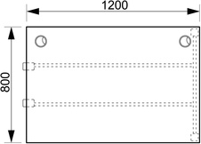 HOBIS přídavný kancelářský stůl rovný - US 1200 R, třešeň