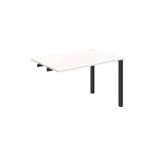 HOBIS přídavný kancelářský stůl rovný - US 1200 R, bílá