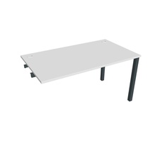 HOBIS přídavný kancelářský stůl rovný - US 1400 R, bílá