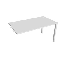 HOBIS přídavný kancelářský stůl rovný - US 1400 R, bílá