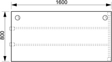 HOBIS přídavný kancelářský stůl rovný - US 1600 R, buk