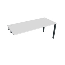 HOBIS přídavný kancelářský stůl rovný - US 1800 R, bílá