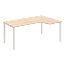 HOBIS kancelářský stůl tvarový, ergo levý - UE 1800 60 L, akát