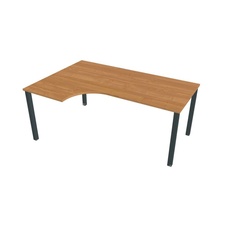 HOBIS kancelářský stůl tvarový, ergo pravý - UE 1800 60 P, olše