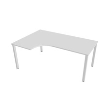 HOBIS kancelářský stůl tvarový, ergo pravý - UE 1800 60 P, bílá