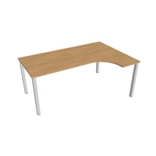 HOBIS kancelářský stůl, ergo levý - UE 1800 L, dub