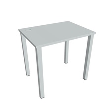 HOBIS kancelářský stůl rovný - UE 800, hloubka 60 cm, šedá