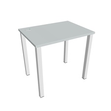 HOBIS kancelářský stůl rovný - UE 800, hloubka 60 cm, šedá