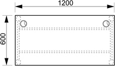 HOBIS kancelářský stůl rovný - UE 1200, hloubka 60 cm, třešeň