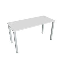 HOBIS kancelářský stůl rovný - UE 1400, hloubka 60 cm, bílá