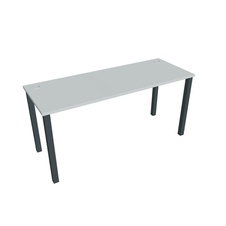 HOBIS kancelářský stůl rovný - UE 1600, hloubka 60 cm, šedá