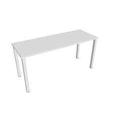 HOBIS kancelářský stůl rovný - UE 1600, hloubka 60 cm, bílá