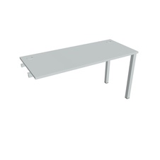 HOBIS přídavný stůl rovný - UE 1400 R, hloubka 60 cm, šedá