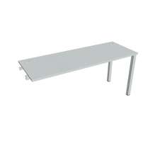 HOBIS přídavný stůl rovný - UE 1600 R, hloubka 60 cm, šedá