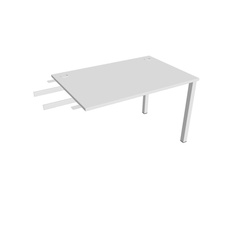 HOBIS přídavný stůl do úhlu - US 1200 RU, hloubka 80 cm, bílá
