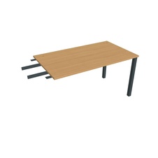 HOBIS přídavný stůl do úhlu - US 1400 RU, hloubka 80 cm, buk