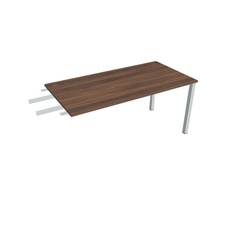 HOBIS přídavný stůl do úhlu - US 1600 RU, hloubka 80 cm, ořech
