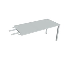 HOBIS přídavný stůl do úhlu - US 1600 RU, hloubka 80 cm, šedá