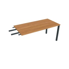 HOBIS přídavný stůl do úhlu - US 1600 RU, hloubka 80 cm, olše
