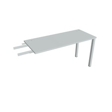 HOBIS přídavný stůl do úhlu - UE 1400 RU, hloubka 60 cm, šedá