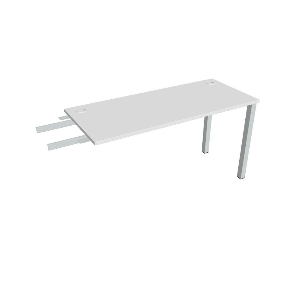 HOBIS přídavný stůl do úhlu - UE 1400 RU, hloubka 60 cm, bílá