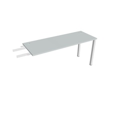HOBIS přídavný stůl do úhlu - UE 1600 RU, hloubka 60 cm, šedá