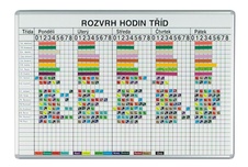 Rozvrhová tabule ekoTAB pro 26 tříd