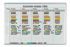 Rozvrhová tabule ekoTAB pro 26 tříd