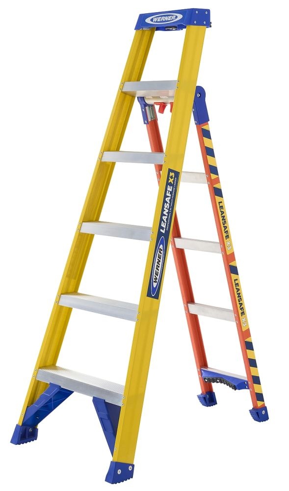 ZARGES plastový stojací i opěrný žebřík Leansafe X3