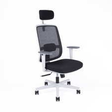 Kancelářská židle CANTO WHITE SP, černá mesh