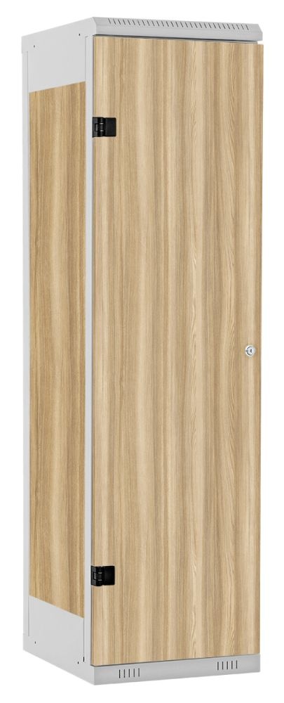 TRITON šatní skříň 1-dveřová kov-lamino T1525, šedá - jasan Blonde Surfside