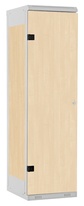 TRITON šatní skříň 1-dveřová kov-lamino T1750, šedá - bříza