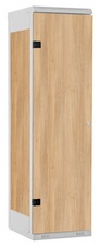 TRITON šatní skříň 1-dveřová kov-lamino T1750, šedá - dub Nagano