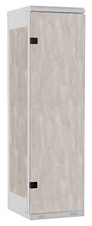 TRITON šatní skříň 1-dveřová kov-lamino T1750, šedá - beton