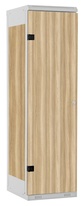 TRITON šatní skříň 1-dveřová kov-lamino T1750, šedá - jasan Blonde Surfside