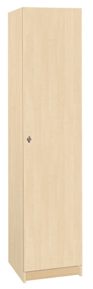 Šatní skříň lamino 1-dveřová T1970, dekor bříza