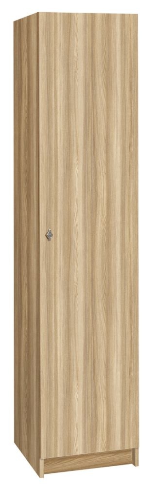 Šatní skříň lamino 1-dveřová T1970, dekor jasan Blonde Surfside