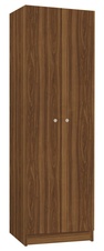 Šatní skříň lamino 2-dveřová T1970, dekor ořech