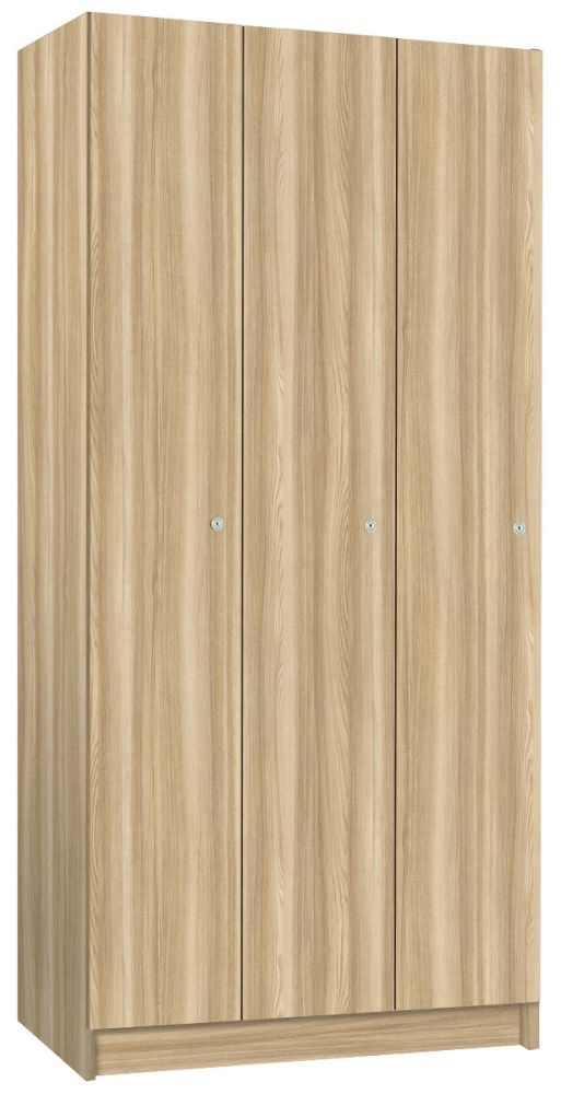 TRITON šatní skříň lamino 3-dveřová T1970, dekor jasan Blonde Surfside