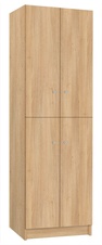 TRITON šatní skříň lamino se 4 boxy T1970, dekor dub Nagano