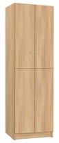 TRITON šatní skříň lamino se 4 boxy T1970, dekor dub Nagano