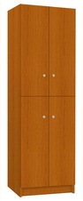 TRITON šatní skříň lamino se 4 boxy T1970, dekor třešeň