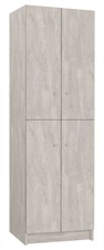 TRITON šatní skříň lamino se 4 boxy T1970, dekor beton